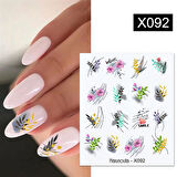 Su transferli nail art sticker X092 (52340-12)