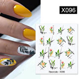 Su transferli nail art sticker X096 (52340-16)