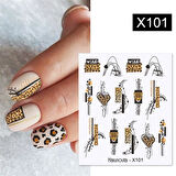Su transferli nail art sticker X101 (53013-1)