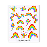 Su transferli nail art sticker X103 (53013-3)