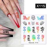 Su transferli nail art sticker X115 (53013-15)