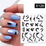 Su transferli nail art sticker X126 (53622-2)