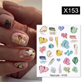 Su transferli nail art sticker X153 (55344-8)