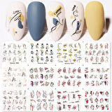 Su transferli nail art sticker D005 (51613-1)