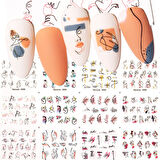 Su transferli nail art sticker D005 (51613-1)