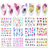 Su transferli nail art sticker D012 (52377-4)