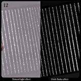 3D Reflektif efekt nail art sticker  model - 12 (55881- 12)