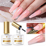 BORN PRETTY 7ml Gold Flakes Glitter Quick Building Gel SGE02 (55453)