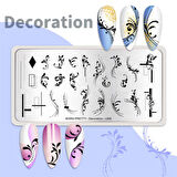 Born Pretty metal stampa tabakası Decoration L-005 (53402) 