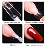 Yeni nesil jel destekli Medium Stiletto tips 550 Adet (55564-02)