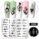 Nicole Diary metal stampa tabakası X006 (56253)