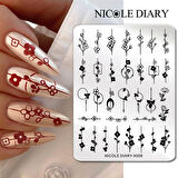 Nicole Diary metal stampa tabakası X006 (56253)