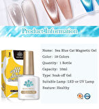 Born Pretty 10 ml Sea Blue Kedi gözü oje SB-06 (56466)
