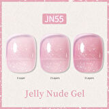 BORN PRETTY 10ml Jelly Nude Seri Kalıcı Oje JN55 (57851-5)
