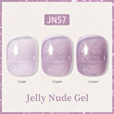 BORN PRETTY 10ml Jelly Nude Seri Kalıcı Oje JN57 (57851-7)