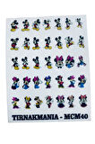Üç boyutlu yapışkanlı sticker MCM-40
