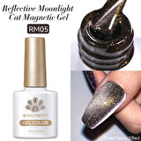 BORN PRETTY RM05 10ml Reflective Moonlight Cat Magnetic Kalıcı oje (57983)