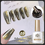 BORN PRETTY RM05 10ml Reflective Moonlight Cat Magnetic Kalıcı oje (57983)