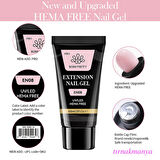 Born Pretty 60 ML Hema Free Tırnak Uzatma Poly Jel Şeffaf EN01 (59081)