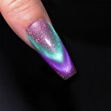 BORN PRETTY 15ml Hema Free Rainbow Reflective Kedi Gözü Kalıcı oje T003 (58695)