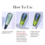 BORN PRETTY 15ml Hema Free Rainbow Reflective Kedi Gözü Kalıcı oje T003 (58695)