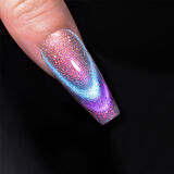 BORN PRETTY 15ml Hema Free Rainbow Reflective Kedi Gözü Kalıcı oje T006 (58695)