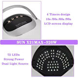 Sun X21 Max UV Led Kurutucu (320 Watt-72 Led)