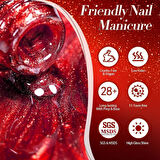BORN PRETTY 15ml Hema Free Red Cat Magnetic Kalıcı oje T66 (60219)
