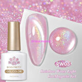 BORN PRETTY 10ml Rainbow Water Light Kedi Gözü Kalıcı Oje RW03 (59708)