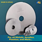 GLG 160x1x32mm A diş HSS Freze Daire Testere Bıçağı (Her Türlü Metal, Pleksi, Plastik Kesimi)