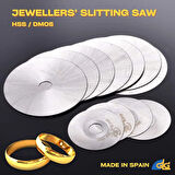 GLG 63x0.3x10mm 200A diş HSS Kuyumcu Daire Testeresi  (Çapaksız ve Firesiz Mücevher Kesimi)