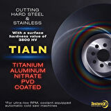 KRABBE 300x2.5x32mm BW diş TIN Kaplamalı - HSS Daire Testere Bıçağı (Demir Alaşımlı Metal Kesimi)