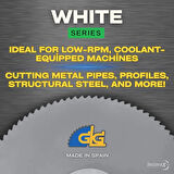 GLG 250x1.6x32mm BW diş Kaplamasız - HSS Daire Testere Bıçağı (Bakır, Prinç, Alüminyum Kesimi)