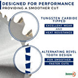 ONCI 250x3.2x30mm 48ATB diş Ahşap Kesici - TCT Elmas Daire Testere (Kontrplak, kereste ve ağaç türü)