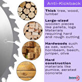 ONCI 300x3.2x30mm 28ATB diş Kalın Ağaç Kesici - TCT Elmas Daire Testere Bıçağı (Atlamalı Dolu Boş)