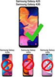 Samsung Galaxy A30 Şeffaf Boyun -Omuz Askılı Kordon İpli Kılıf