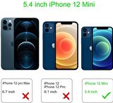 Apple iPhone 12 Mini (5.4 inç) Şeffaf Boyun - Omuz Askılı Köşe Korumalı İpli Silikon Kılıf