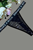 Azze Yazılı String Külot  81900