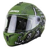 Axxıs Draken S Iron Peace C6 Motosiklet Kask L (Siyah Vizör Hediyeli)