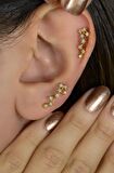 Akrep Burcu Küpe Takımyıldızı Piercing Gold Scorpio