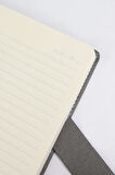 Çizgili Gri Mıknatıslı Defter
