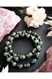 Lal Garnet & Aventurin Doğal Taş Bileklik 6 Mm