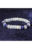 Akuamarin - Lapis Lazuli Doğal Taş Tasarım Bileklik