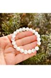 Selenit Doğal Taş Bileklik 8 MM