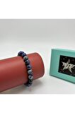 Lapis Lazuli 8mm Elastik Misinalı Doğal Taş Bileklik