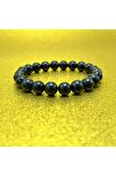 Sertifikalı Shungite 8mm Elastik Misinalı Doğal Taş Bileklik