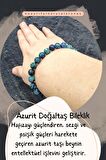 Azurit Doğaltaş Bileklik ( Akik Taş Hediyeli ) 8 Mm ( Hafıza Güçlendirici / Sezgi Ve Psişik Güç )
