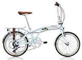 Carraro Flexı Classıco 20 Jant  8 Vites  Katlanır Bisiklet Pastel Yeşil-Beyaz