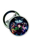 Demon Slayer Anime Manga Buton Rozet