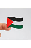 Filistin Temalı Etiket Sticker Seti 10'lu - Free Palestine Sticker Laptop Telefona Uygun